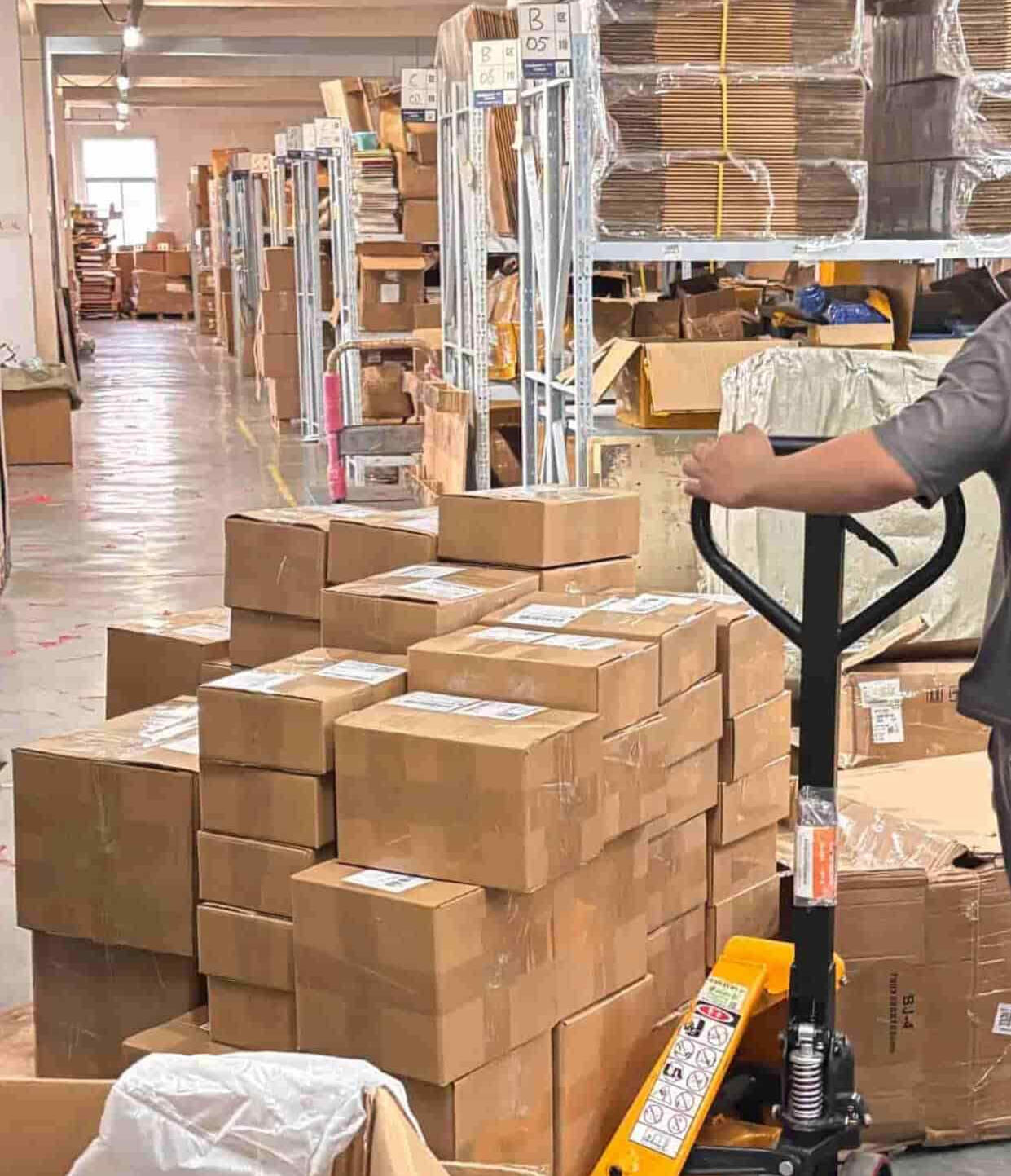 Our warehouse is always busy packing orders for dropshipping sellers globally 😊 xmdropship warehouse for dropshipping order fulfillment